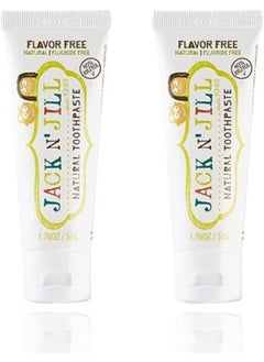 اشتري Natural Certified Toothpaste Flavour Free, Made with Natural Ingredients 50g x 2(Pack of 2) في الامارات