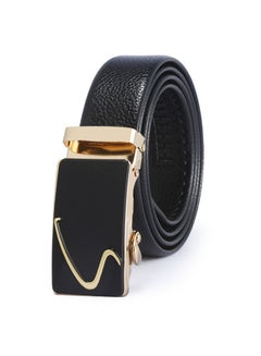 Buy 120CM Creative Casual Versatile Wear Resistant Leather Automatic Buckle Belt in UAE