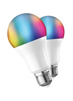 Buy muvit iO Smart LED Bulb Standard WiFi (Pack of 2)` in UAE