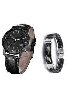 Buy WINSTON High Quality Leather Watch Waterproof  Quartz Men Watch in Saudi Arabia