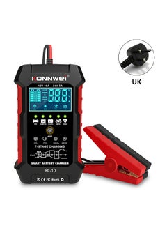 Buy Konnwei RC-10 12V 10A & 24V 5A Battery Charger Battery Pulse Repair Tool for Lead-acid Automotive, Marine, Deep-cycle Batteries in Saudi Arabia