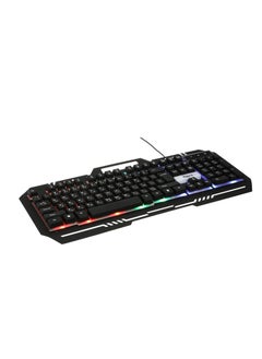 Buy Gaming Keyboard, Multimedia Shortcuts, Ultra-Thin, English and Arabic Letters - PT-80 in Egypt