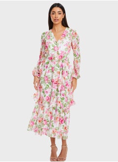 اشتري Floral Printed Dress في السعودية