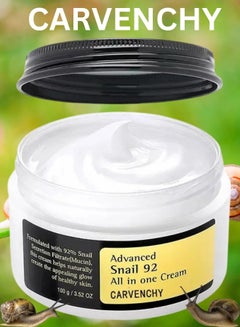 Buy Advanced Snail 92 All in One Cream 100ml  Moisturizer Dry and Dull Skin to Achieve Radiant Glass Skin Fine Lines Dark Spot Treatment Repair Moisturizer for Face in UAE