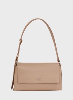 Buy Flap Over Top Handle Satchel in UAE