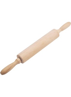 Buy Wood Rolling Pin for Baking -15 Inch Professional Dough Roller with Handle, Essential Wooden Tool for Making Cookie | Pasta | Fondant | Pizza | Pastry | Tortilla | Pie | Bread | ect. in UAE