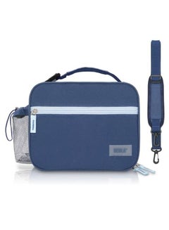 Buy Lunch Bag Insulated Lunch Box Carrier, Marine Blue in UAE