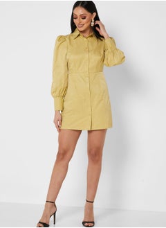 Buy Puffed Shirt Dress in Saudi Arabia