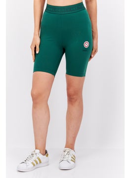 Buy Women Sportswear Fit Training Legging Shorts, Green in UAE