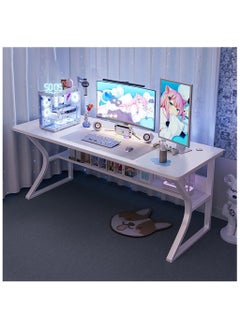 Buy Simple Desktop Computer Desks Home White Gaming Table Office Desk Bedroom Learning Writing Desk Meubles Office Furniture in UAE