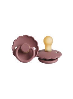Buy FRIGG Daisy Latex Baby Pacifier - 0-6 Months - 1-Pack - Woodchuck in Saudi Arabia