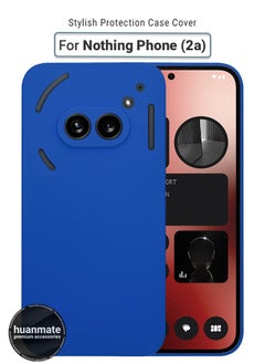 Buy Nothing Phone (2a) Silicone Cover Blue - Premium 2.0mm TPU Silicon, Enhanced Camera Protection with Lens Shield, Shockproof & Water-Proof Cover for Nothing Phone (2a) in Saudi Arabia