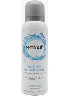 Buy Fem Fresh Spray Active Refreshing Spray for Intimate Areas, 125ml, Unisex, 125.0 milliliters in Saudi Arabia