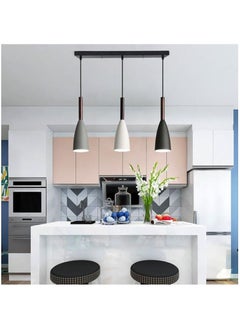 اشتري Modern 3 Pendant Lighting Nordic Minimalist Pendant Lights Over Dining Table Kitchen Island Hanging Lamps Dining Room Lights E27 في السعودية