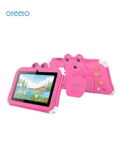 اشتري Oteeto TAB 6 Kids Tablet/4GB RAM + 64GB ROM/7 Inch IPS LCD/Octa Core 1.3 GHz Processor/2MP Front + 5MP Rear Camera/3500mAh Battery/5G Wifi/ Android 13/Includes Temper Glass,Bracelet, Touch Pen,Sticker في الامارات