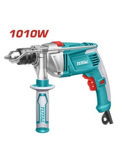 Buy Total 1010W High-Performance Impact Drill Machine with 2800rpm, 1.5-13mm Chuck Capacity, and Dual Voltage 220/240V in Saudi Arabia