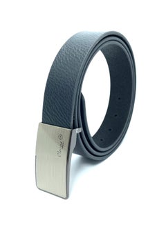 اشتري Classic Milano Genuine Leather Belt Print Texas Plate PTX-351 Crunch SL-35-6 (Blue) by Milano Leather في الامارات