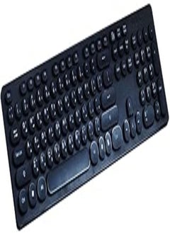 Buy L'avvento (KB206) 2.4G Wireless Keyboard – US+Arabic layout Injection – Black in Egypt