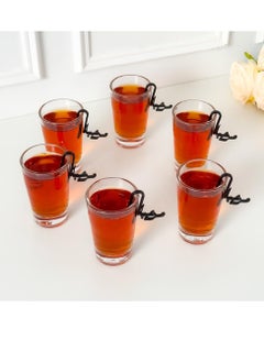 Buy Comments: Welcome cups with an Arabic phrase, 6 pieces black in Saudi Arabia