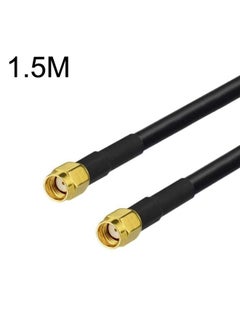 اشتري RP-SMA Male To RP-SMA Male RG58 Coaxial Adapter Cable, Cable Length:1.5m في الامارات