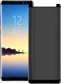 اشتري Galaxy Note 8 Screen Protector [3D Curved] [Case Friendly] [9H Hardness ] Privacy Tempered Glass Anti-Spy Protective Film,for Samsung Galaxy Note 8 (6.3") Transparent في مصر