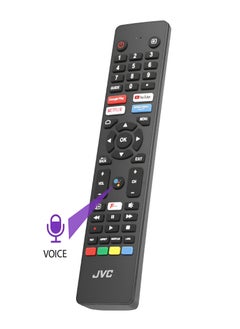 Buy JVC Voice Remote Control for JVC Smart 4K UHD Ultra HD HDR LED LCD TV with Netflix Youtube Prime Video Google Play and Google Assistant Buttons Compatible Models JVC RM-C3250 504Q3260112 LT-32CA690 LT in UAE