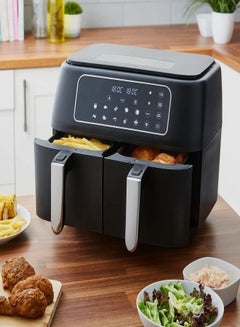 Buy Air Fryer Electric 8 Liters Hot Oven Oilless Cooker LCD Digital Touch Screen 2800W in UAE