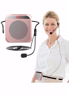 Buy Voice Amplifier for Wired Microphone Earphones, Portable Rechargeable System Speakers, Personal Microphone Voice Amplifier, Teachers, Guides, Yoga Fitness Speakers in Saudi Arabia
