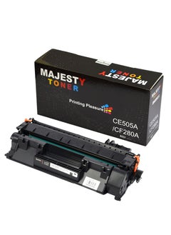 Buy Majesty Toner 05A CF280A-80A/505A  Black Compatible with HP LaserJet printers P2035 and P2055 Printers in Saudi Arabia