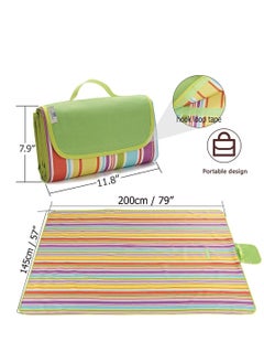 Buy Picnic Blanket for Indoor and Outdoor Beach Blanket Waterproof Sandproof for 4 to 6 People Portable Picnic Mat for Travel Camping Hiking Outdoor Picnics in Saudi Arabia