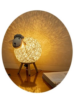 Buy Small Size Lamb Sleep Night Light USB Rechargeable Bedroom Kids Adult Bedside Decorative Light with Switch in Saudi Arabia