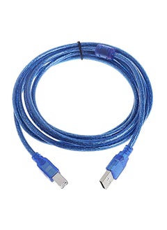 Buy USB 2.0 A To B Male Adapter Data Cable Blue in UAE