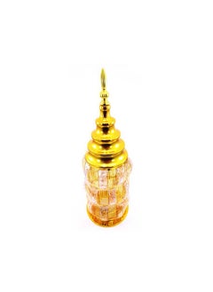 اشتري Golden Glow Metal Lantern With LED 15x39cm of Timeless Elegance في الامارات