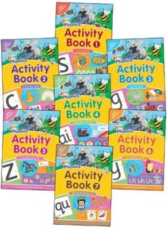 Buy Jolly Phonics Activity Books 1-7: in Precursive Letters (BE) in UAE