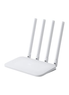 Buy Original Xiaomi Mi WiFi Router 4C Smart APP Control 300Mbps 2.4GHz Wireless Router Repeater with 4 Antennas, Support Web & Android & iOS, US Plug(White) in UAE