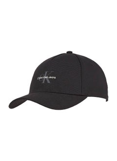 Buy Women's Logo Print Cap - Polyester Blend, Black in Saudi Arabia