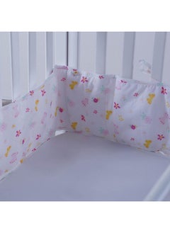 Buy Little-Butterfly Cot Bed Bumper Green 70X130X25cm in UAE