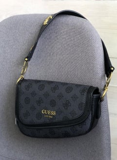 Buy GUESS Small shoulder bag with 4G monogram print in UAE