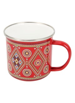 Buy Najdi inscription cup, Coffee cup for trips and travel, Red, 750 ml in Saudi Arabia