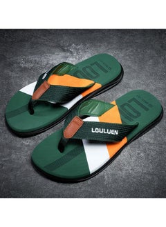 اشتري Men's Summer Flip-flops Antiskid Cool Mop Green في السعودية