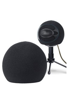 اشتري Snowball Pop Filter Microphone Windscreen Foam Cover Compatible with Blue Snowball iCE Mic Improve Audio Quality في الامارات