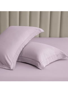 اشتري Microfiber Pillowcases 2-Pcs Soft Pillow Cover (50 x 75 CM) With Envelope Closure (Without Pillow Insert),Lilac في الامارات