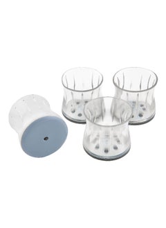 Buy 4-Piece Round Shape Felt Pads Clear 1.25 - 1.062 Inch 24137 in Saudi Arabia