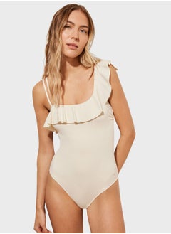 Buy Frill Detail Swimsuit in UAE