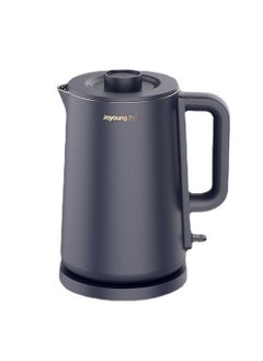 Buy 1.7L Joyoung Electric kettle seamless inner tank double layer temperature locking and anti-scalding K17FD-W6310 black in UAE