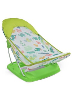 Buy Baby Bather For New Born Babies Foldable Baby Bath Seat Chair With 3 Position Recline Baby Bath Sling Training Seat With Soft Mesh Support Bather For Baby 0 To 12 Months Boy Girl Green in UAE