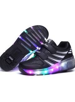 اشتري New Single Wheel LED Charging Rampage Shoes For Boys, Girls, And Students في الامارات
