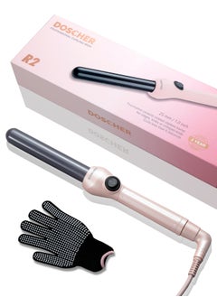 Buy 25mm Professional Curling Iron, Ceramic Clipless Design Hair Curler, Ceramic Coating, Ionic Technology for Perfect Frizz-Free Hair in Saudi Arabia