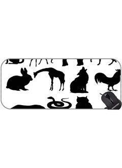 Buy Xxl Desk Mat Big Laptop Protector Computer Accessories Mouse Mat Wolf Head Non Slip Rubber Mousepad in Saudi Arabia