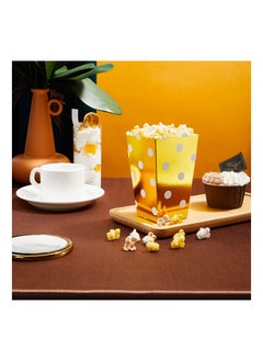 اشتري 50 Pieces Miniature Resin Popcorn Decor, Artificial Lifelike Popcorn Fake Popcorn Decorations Mini Popcorn Boxes Cardboard Popcorn Container for Party Diy Photo Props, Small Popcorn Models Decor في السعودية